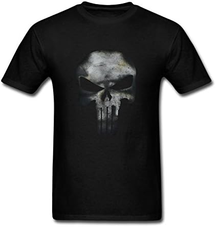 XersherM Men's Sniper Punisher Skull T-Shirt Black XXXL