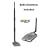 Alfa Wireless-N 500mW 802.11n high power Wireless USB adapter With Original Alfa Screw-On Swivel 9dBi Rubber Antenna and Mount *Strongest on the Market*