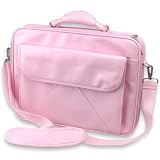 Brand-New Pink 15 Laptop Carrying Bag Case Man-made leather