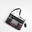 Coach Limited Edition Poppy Tartan Plaid Capacity Large Wristlet Clutch Bag 42869 Black Multi