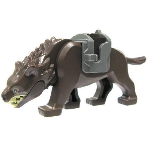 LEGO Hobbit LOOSE Mini Figure Dark Brown Warg