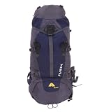 Guerrilla Packs - Furia - Blue - 65l Internal Frame Fully Adjustable Hiking Travel Backpack - Sport Backpack - Blue & Dark Gray Backpack