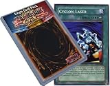 Yu Gi Oh : LON-095 1st Edition Cyclon Laser Short Print Card - ( Labyrinth of Nightmare YuGiOh Single Card )