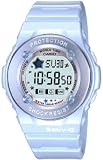 Casio Womens BG1300PP-2DR Baby-G Blue Bezel Shock Resistant Watch