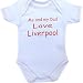Me and my Dad Love Liverpool baby Bodysuit Vest Newborn -12 months in 9 Colours