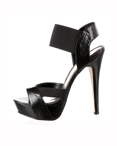 Bebe Claudia Snake Print Sandal