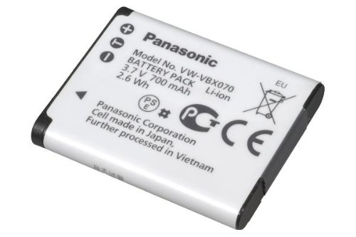 Panasonic VW-VBX070E-W Li-Ion Akku f&uuml;r HX-WA10/DC10/DC1 Camcorder