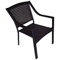 Sevilla Wicker Arms Chairs Set of 4