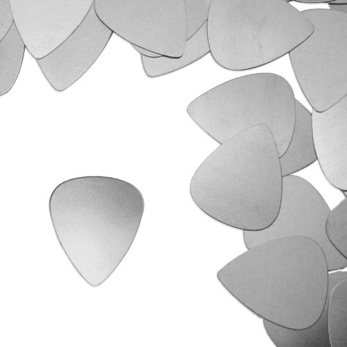 ImpressArt, Aluminum Stamping Blanks, Guitar Pick (Large)- 24 pc.