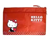 Hello Kitty Multi Purpose Pouch - Sanrio Hello Kitty Vinyl Supply Bag (Red)