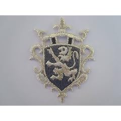 Ritterorden 5 cm * 6,5 cm AUFN�HER APPLIKATION B�GELBILD PATCH Ritter Orden Prinz Wappen Emblem