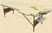 Massageliege / Massagebank in Gelb mit viel Zubeh�r Topqualit�t
