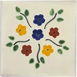 Mexican Tile - 4x4 Bouquet Talavera