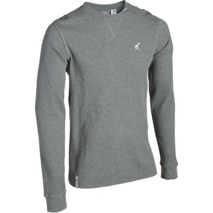 LRG Core Collection Thermal Shirt - Mens Charcoal, XXL