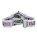 Fossil Women's ES2802 Plastic Case & Bracelet Fixed Silver-tone Bezel set with Crystals Glittering crystal accents and a round multifunction pink dial Watch