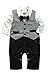 Canvos Baby Boy Toddler Newborn Gentleman One-piece Romper Clothes Jumpsuit