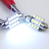 1 1 4 6000K 12-SMD Dome Lights Bulbs For Dodge Ram 1500 2500 3500 Dakota Durango... by Astra Security