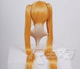 Strawberry Blonde Long Length Anime Cosplay Costume Wig w/ Pigtails