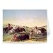 Buffalo Hunt, plate 7 from Catlin's North.. - Greeting Card (Pack of 2) - 7x5 inch - Art247 - Standard Size - Pack Of 2