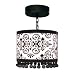 Magnetic Motion Sensor Locker Lamp Black/ White Scroll