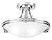 Possini Euro Design Nickel 17 Wide Ceiling Light Fixture