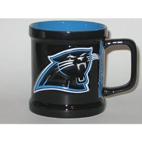 CAROLINA PANTHERS 11 oz. Team Logo Sculpted COFFEE MUG by 
