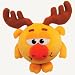SOFT TOY/Smesharik Losyash [A hero from the cartoon Smeshariki, beloved by children, ...