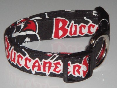 NFL Tampa Bay Buccaneers Football Dog Collar Large 1