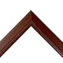 2'' Walnut Ramin Rope Picture Frame Molding, 4' long