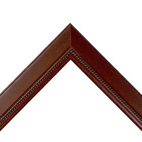 2'' Walnut Ramin Rope Picture Frame Molding, 4' long