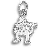 Purdue University Pete 3/8 Pendant (Silver)