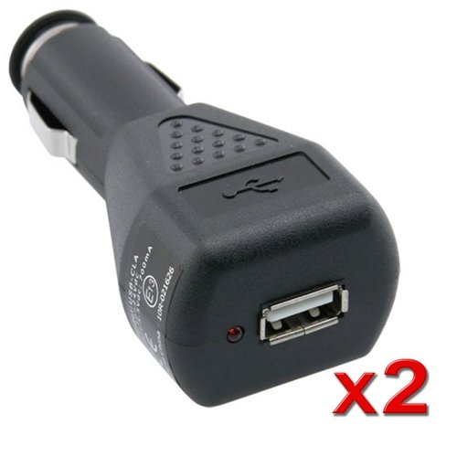 2 CAR USB CHARGER NANO 6G