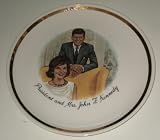 COLLECTOR PLATE OF PRESIDENT AND MRS. JOHN F. KENNEDY