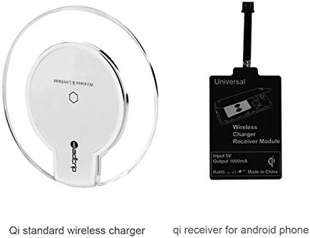 ADTRIP Wireless Charger Plus Android Universal Wireless Charging Receiver for android phone Qi Enabled Smart Wireless Charging Pad(for android phone)