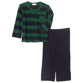 Splendid Littles Navy Rugby Stripe Top/Pant Set