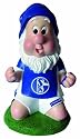 Trade Con Gartenzwerg FC Schalke 04, Blau/Weiss, 16 x 27 x 16 cm