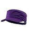 NYFASHION101 Fashionable Solid Color Unisex Adjustable Strap Cadet Cap, Dark Purple