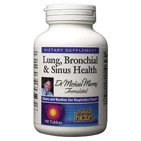 Lung Bronchial & Sinus by Natural Factors 90 Tablets