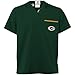 NFL Scrub Dudz Solid Scrub Top, Green Bay Packers, Green