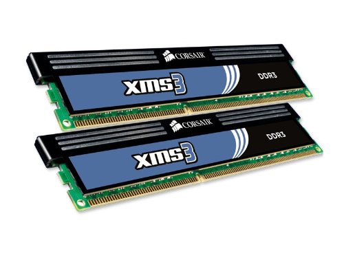 Corsair 4GB Dual Channel Corsair DDR3 Memory for Intel Core i5 Processors (CMX4GX3M2A1600C9)