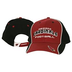 Arizona Cardinals 2-Tone Red and Black Adjustable Hat