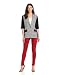 Calvin Klein Women's Stripe Jacket, Ivory/Black, Large