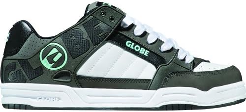 Globe Men's Tilt Skate Shoe,Charcoal/White/Acid Blue TPR,6 M US