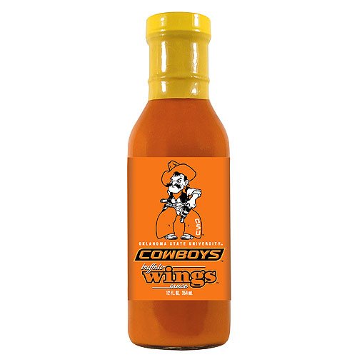 Oklahoma State Cowboys NCAA Buffalo Wings Sauce - 12oz by Hot Sauce Harry