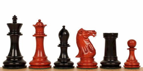 Grande Staunton Chess Set in Ebony & African Padauk - 4
