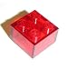 Lego Building Accessories 2x2 Transparent Red Bricks, Bulk Pack 50 Pieces