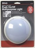Woods Closet Light W/Push Switch Lens (2018)