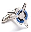 Brewster F2A 2 WW II Cufflinks - Aviation/Nautical Formal Wear - Cufflinks
