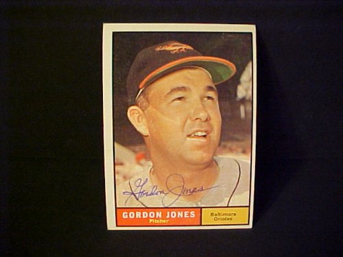 Gordon Jones Baltimore Orioles #442 1961 Topps Signed Autographed Baseball Card
