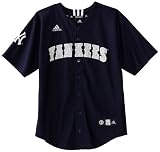 MLB Youth New York Yankees Team Color Printed Baseball Jersey